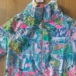 Lilly Pulitzer XXS Skipper Pullover - Pop Up Wish You Were Here